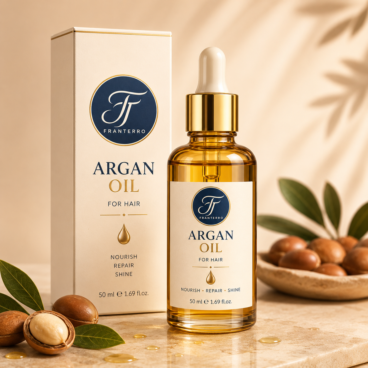 FRANTERRO — ARGAN OIL Premium Hair Oil